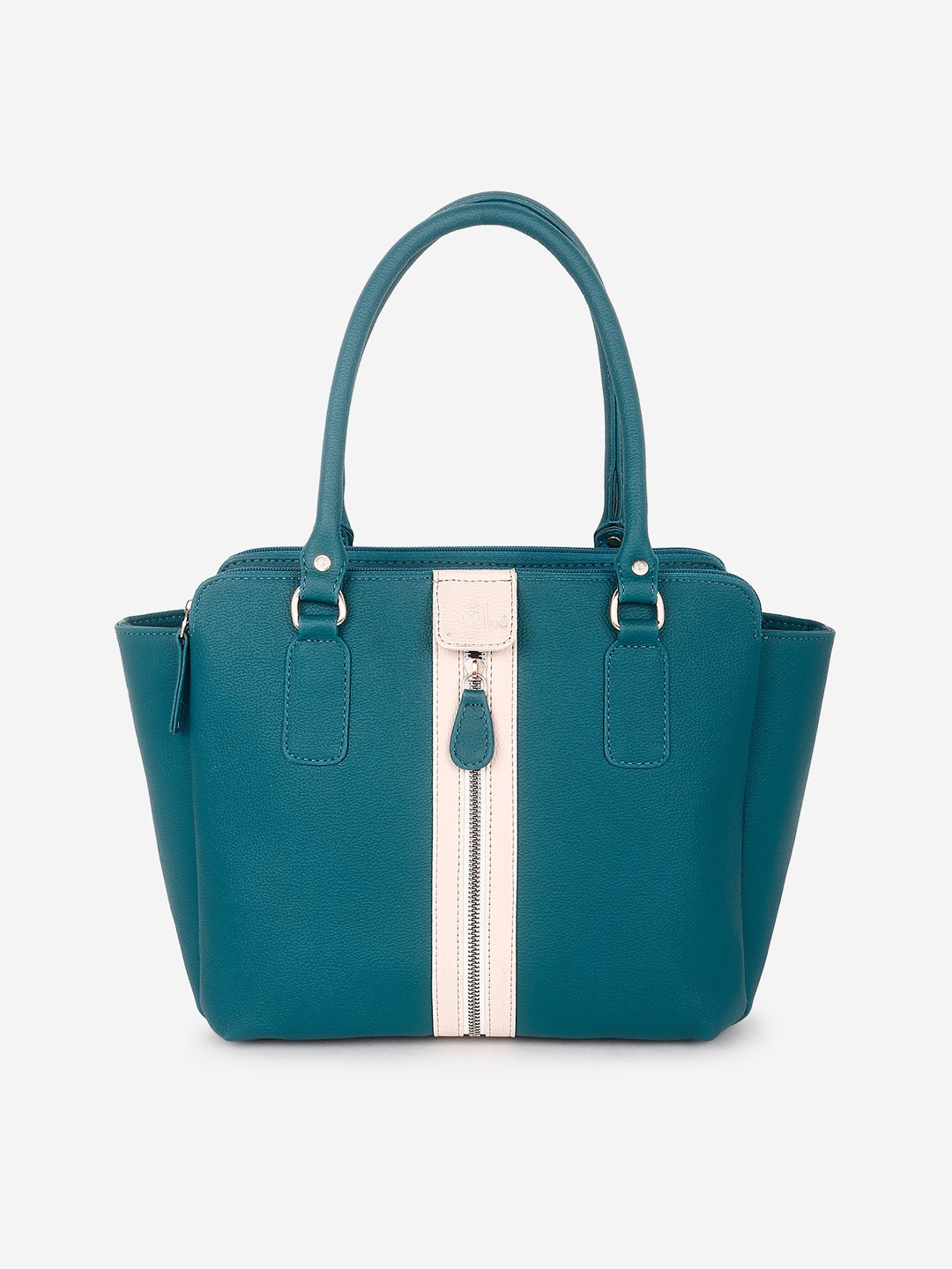 

yelloe Structured Handheld Bag, Turquoise blue