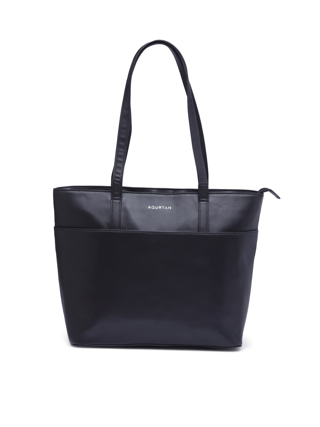

AQUATAN PU Shopper Tote Bag, Black