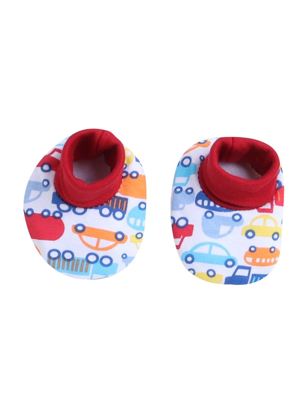 

EIO Infants Set of 6 Printed Pure Cotton Apparel Gift Set, Red