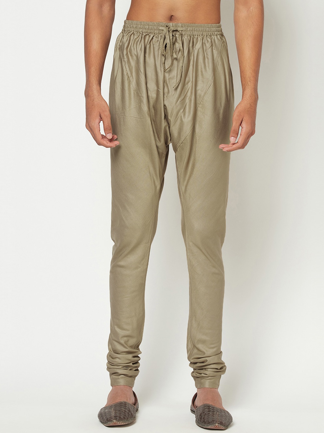 

Fabindia Men Straight-Fit Churidar, Beige
