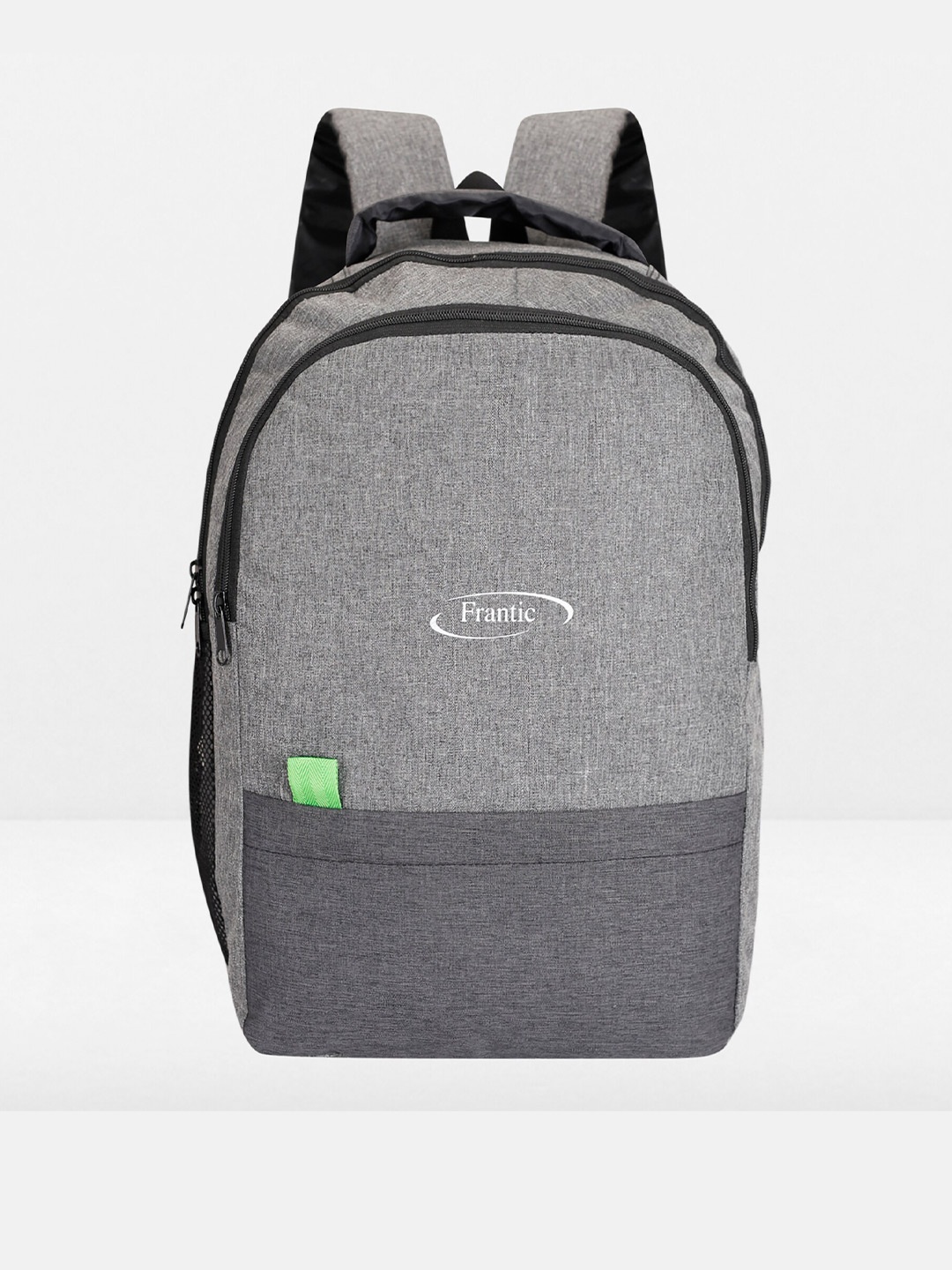 

Frantic Unisex Kids Grey & Black Backpack