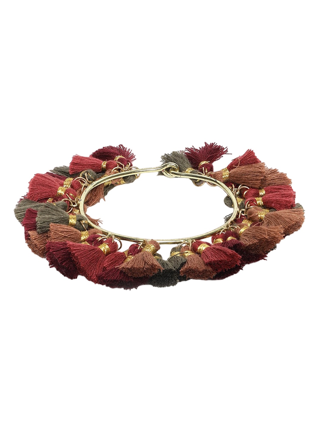 

Fabindia Tassel Antique Bangle, Maroon
