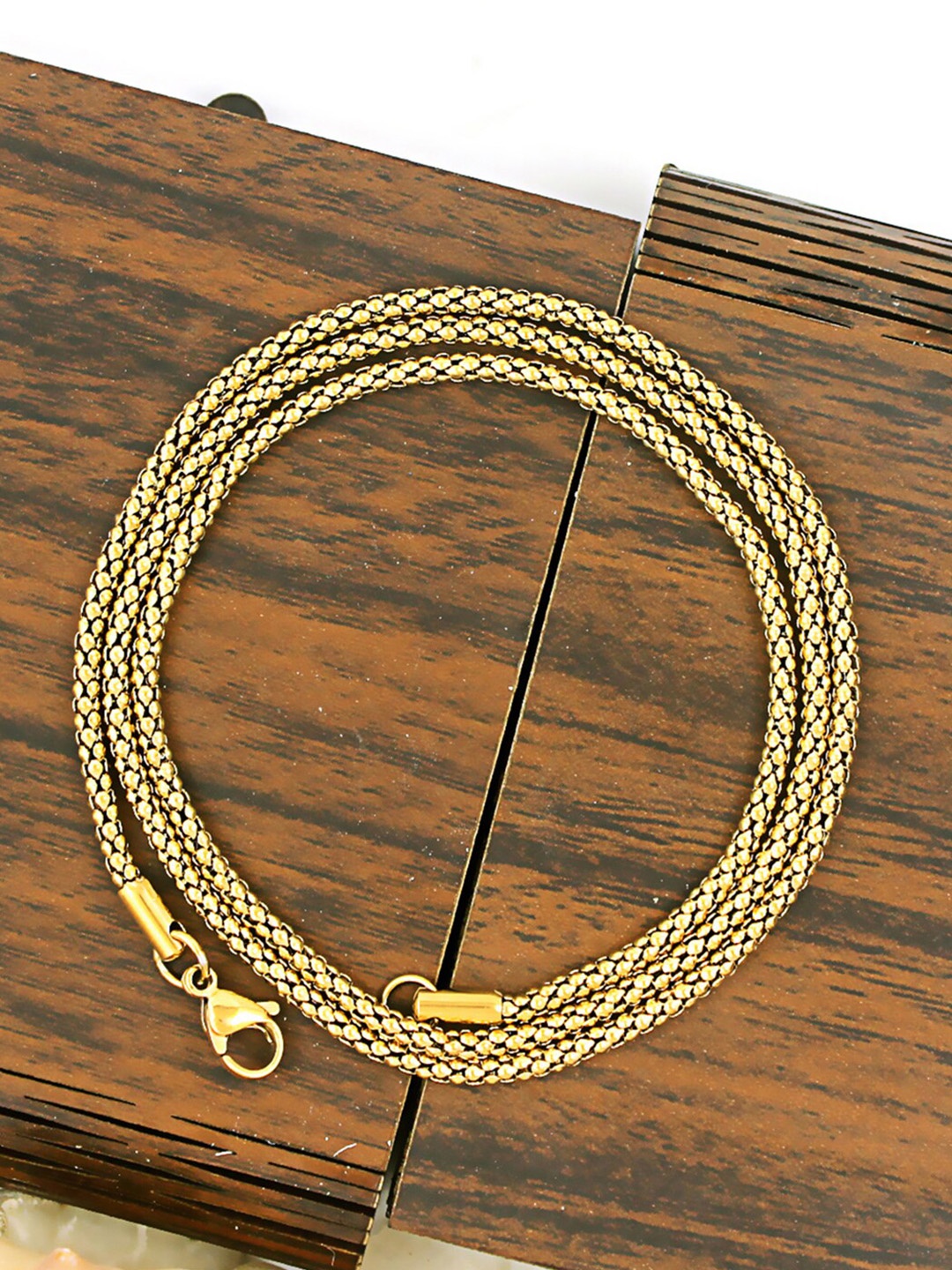 

NAKABH Men Gold-Plated Statement Chain