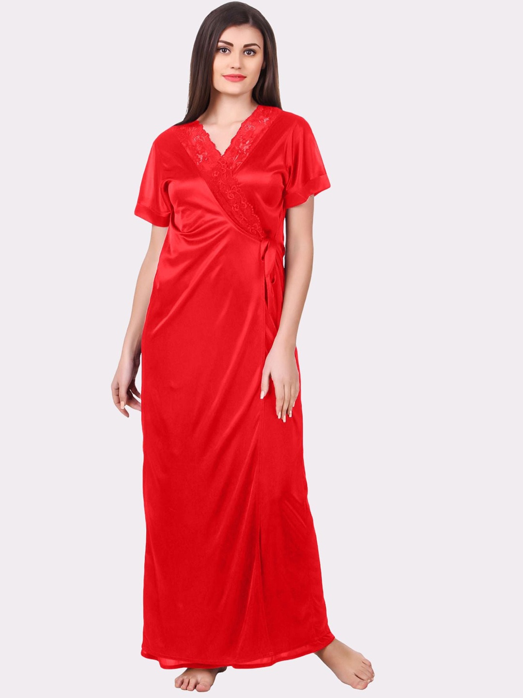 

Fasense Maxi Bath Robe, Red
