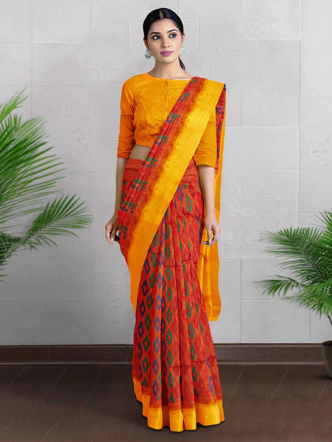 

Kalamandir Woven Design Zari Banarasi Saree, Maroon