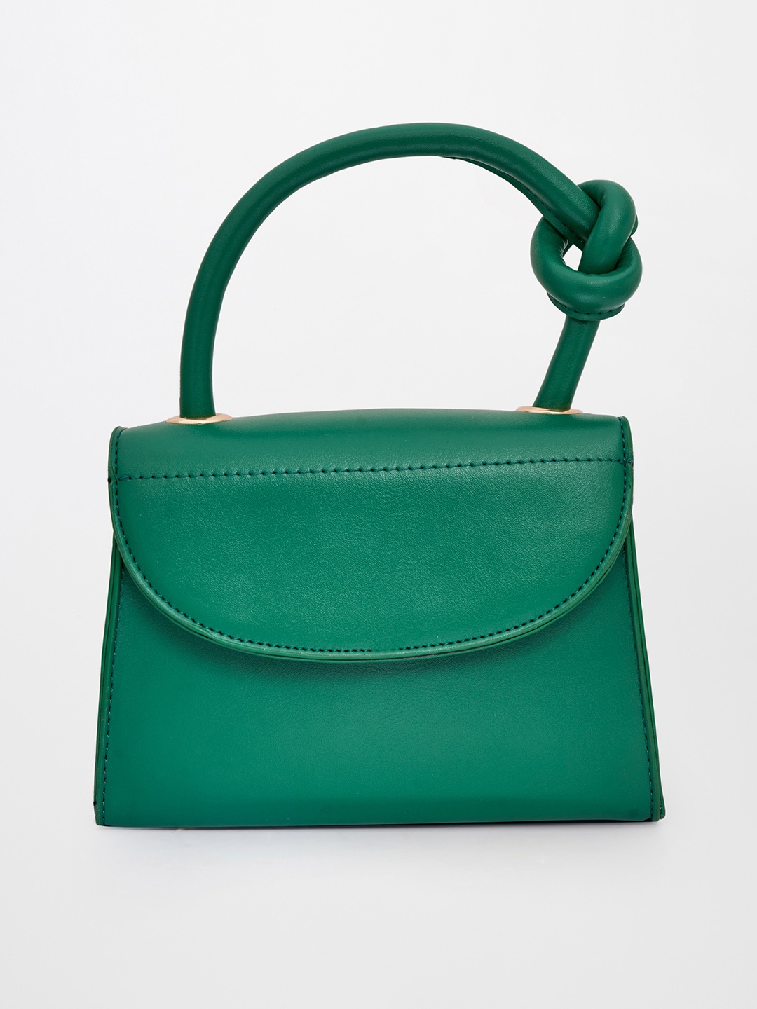 

AND Textured Structured Handheld Bag, Green