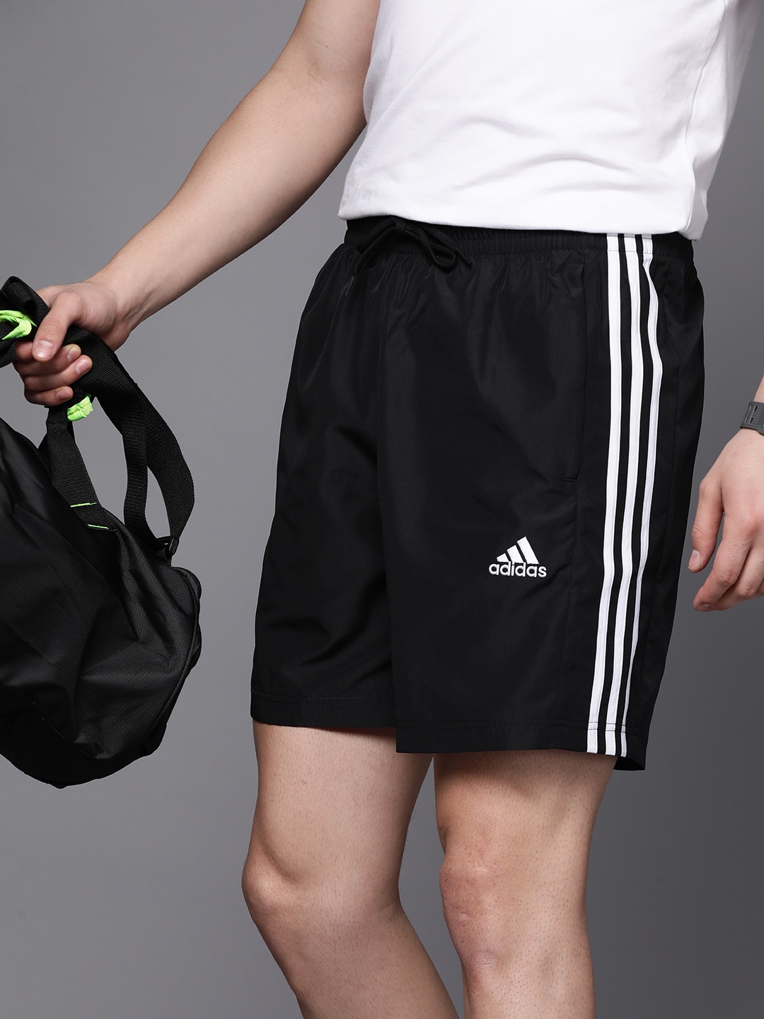 

ADIDAS Men 3S CHELSEA Swim Shorts, Black