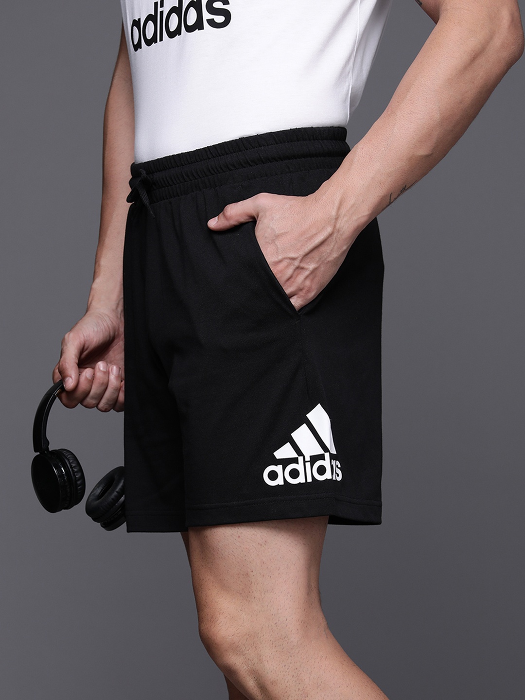 

ADIDAS Men Printed AEROREADY Sports Shorts, Black