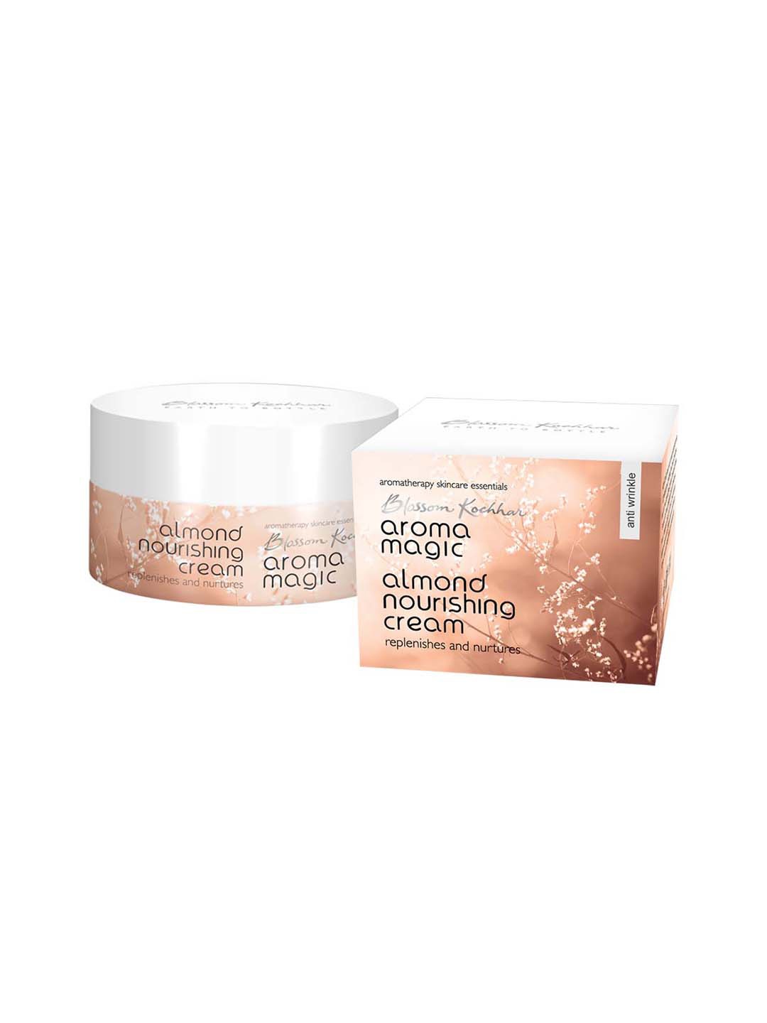

Aroma Magic Blossom Kochhar Almond Nourishing Cream to Nurture Skin - 50 g, Peach