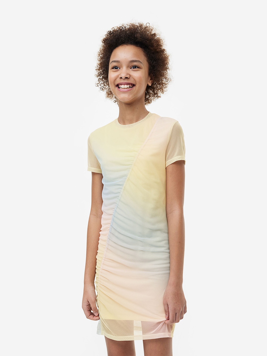 

H&M Dyed Gathered Dress, Multi