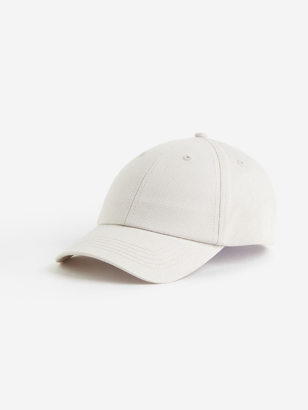 

H&M Women Pure Cotton Twill Cap, Beige