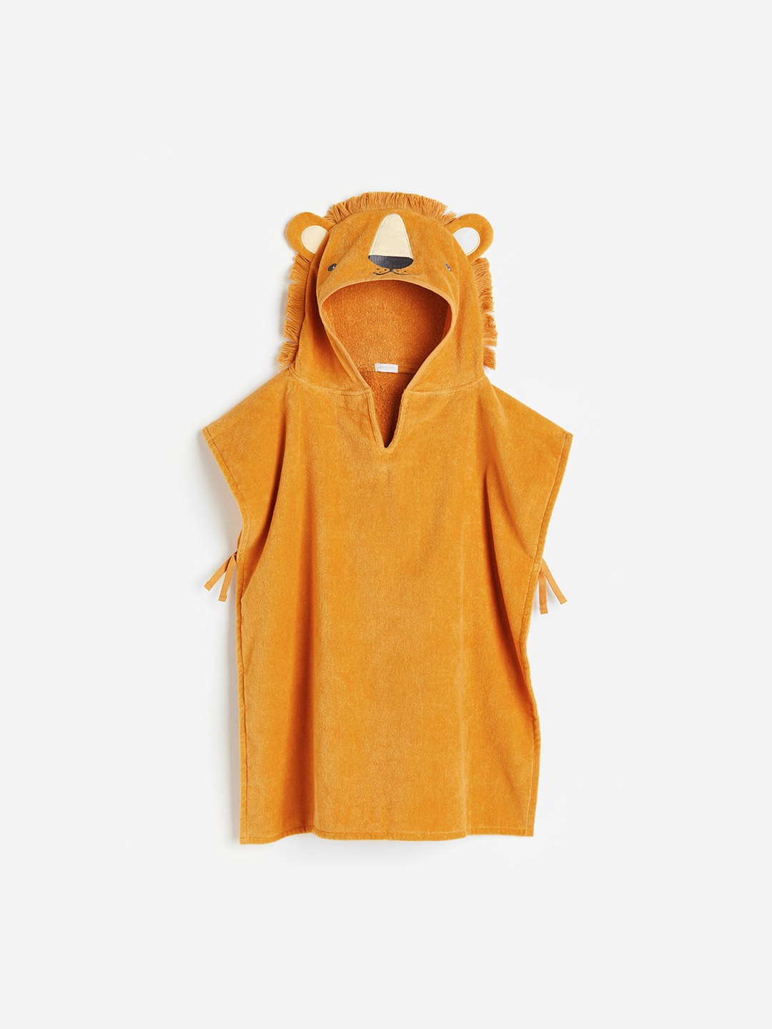 

H&M Girls Mustard Yellow Pure Cotton Poncho Towel