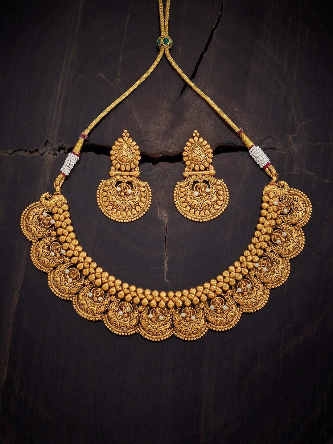 

Kushal's Fashion Jewellery Gold-Plated & Beaded Jewellery Set