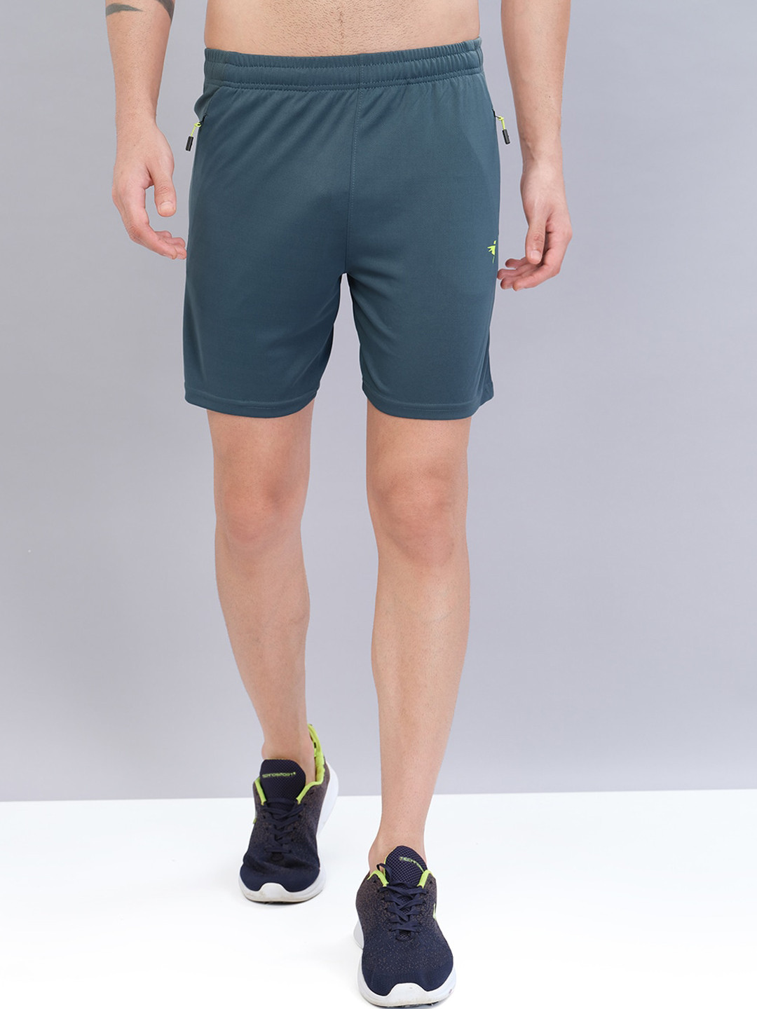 

Technosport Men Sports Shorts with Antimicrobial Technology, Green