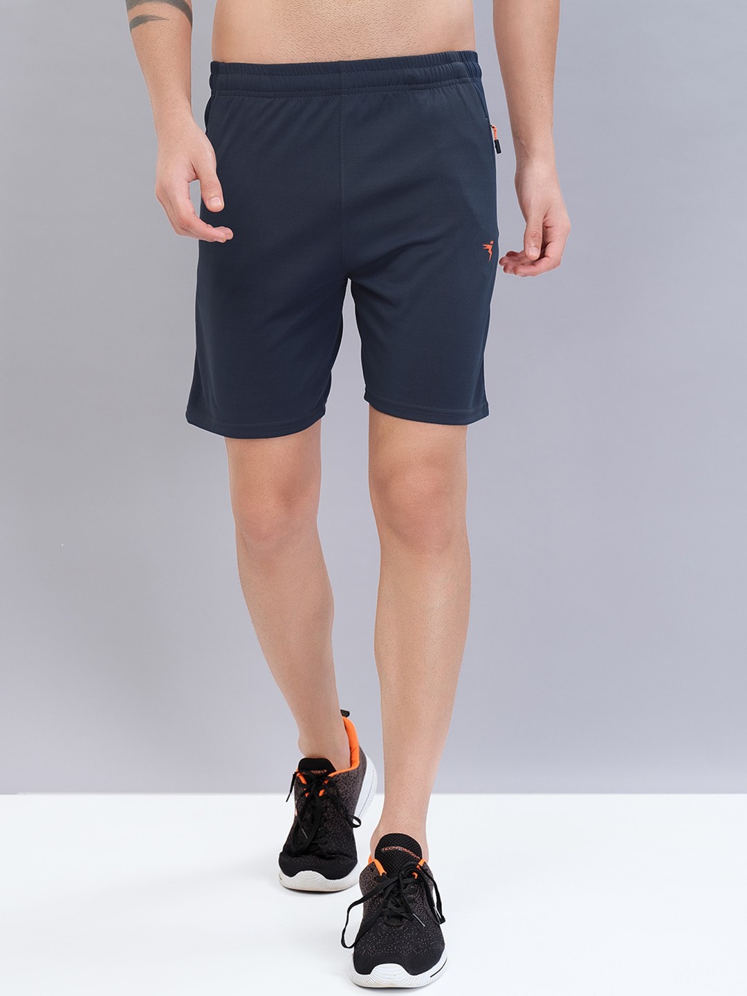 

Technosport Men Training or Gym Antimicrobial Technology Sports Shorts, Charcoal