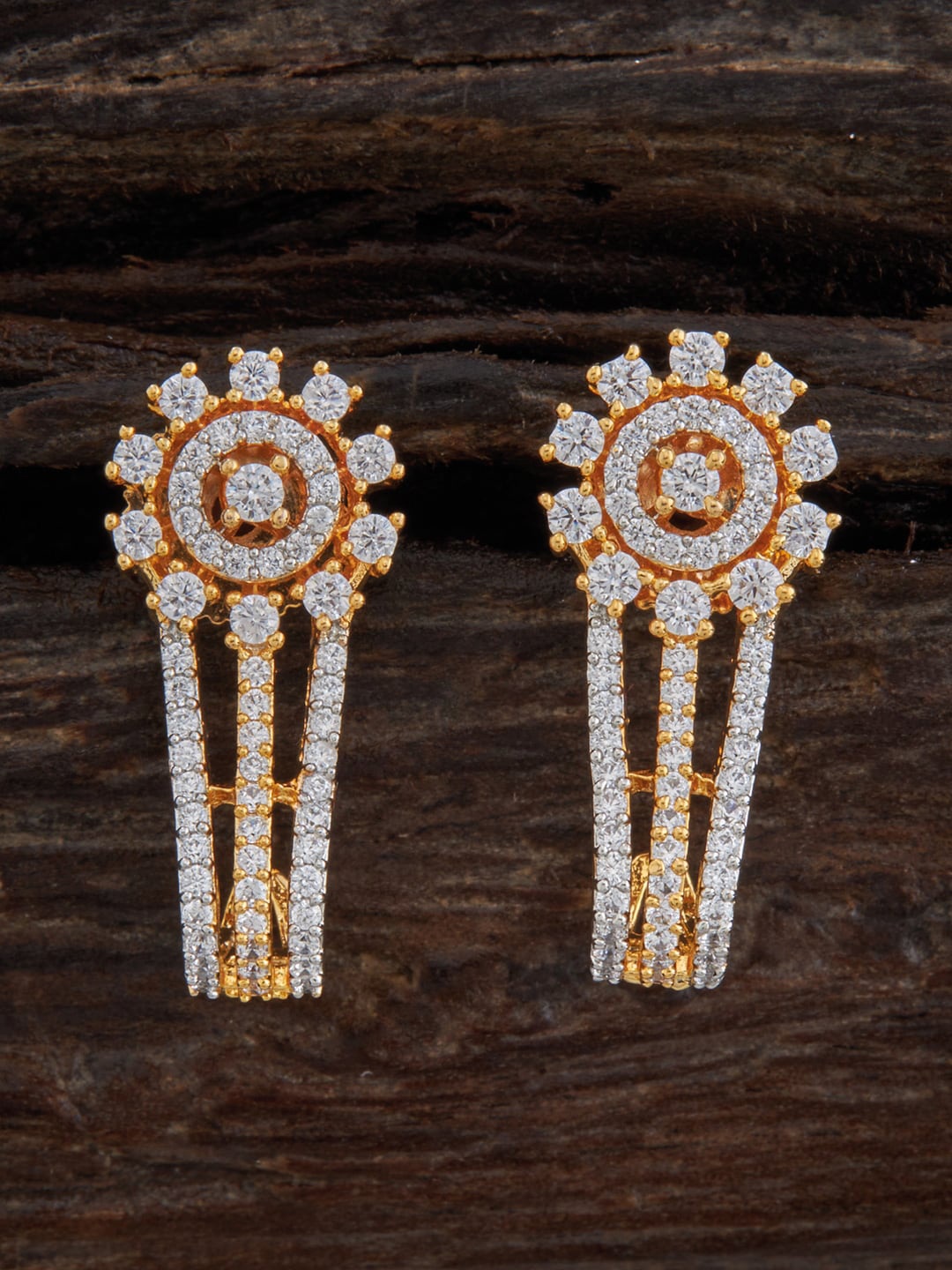 

Kushal's Fashion Jewellery White Contemporary Studs Earrings