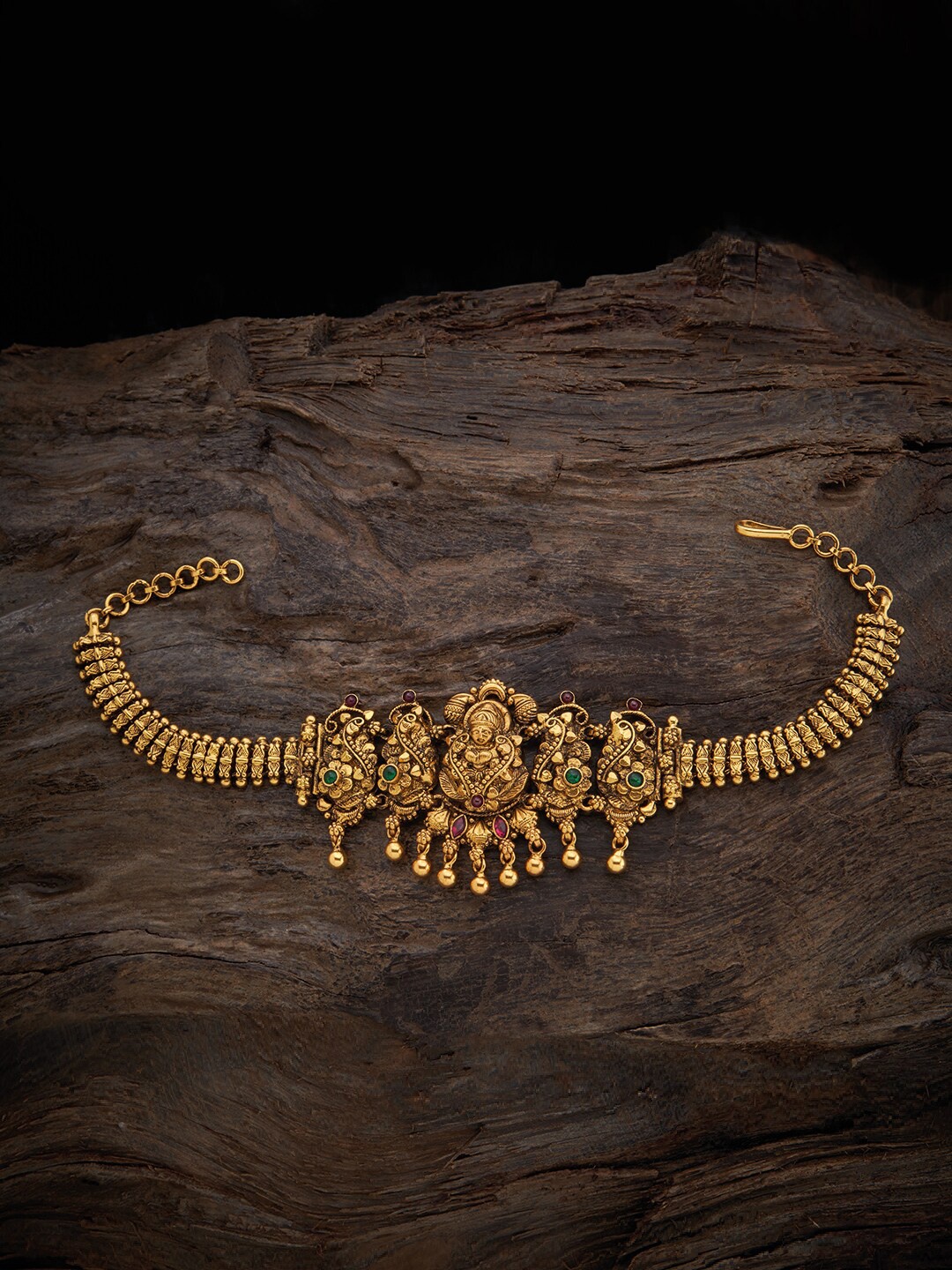 

Kushal's Fashion Jewellery Women Silver Gold-Plated Armlet Bracelet