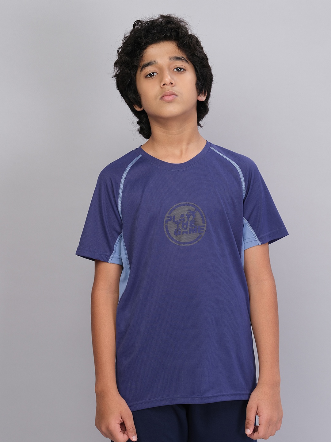 

Technosport Boys Antimicrobial Running T-shirt, Navy blue