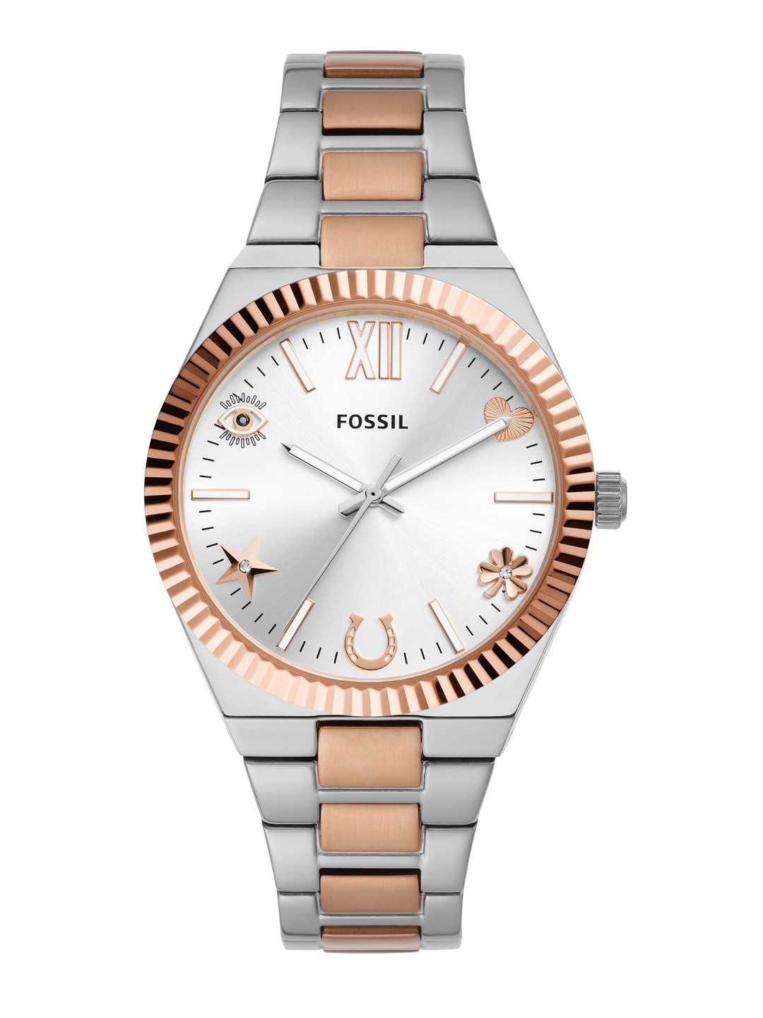 

Fossil Women Scarlette Analogue Watch ES5261, Silver