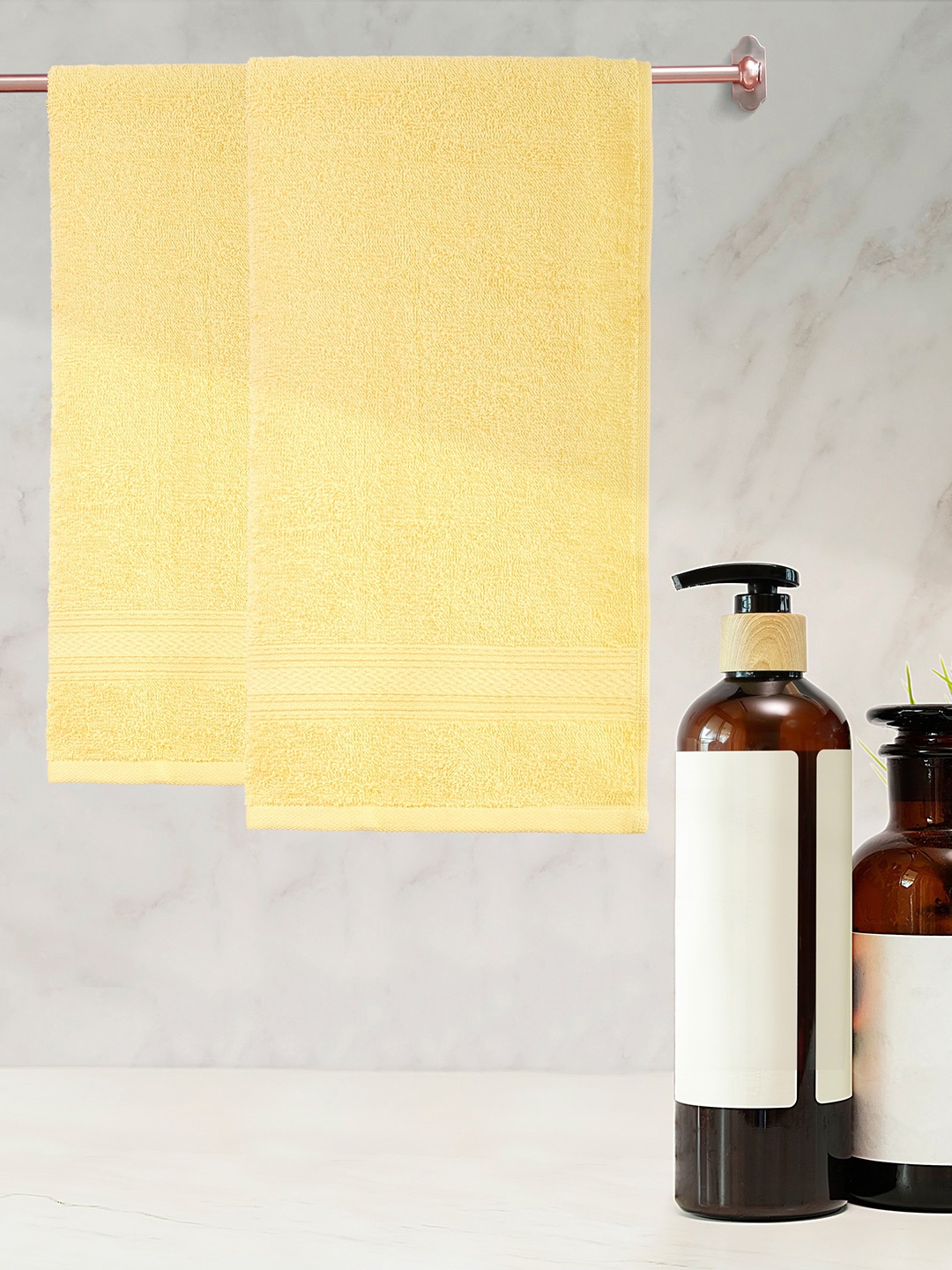 

Layers Firenze 2-Pcs Yellow 400 GSM Hand Towels