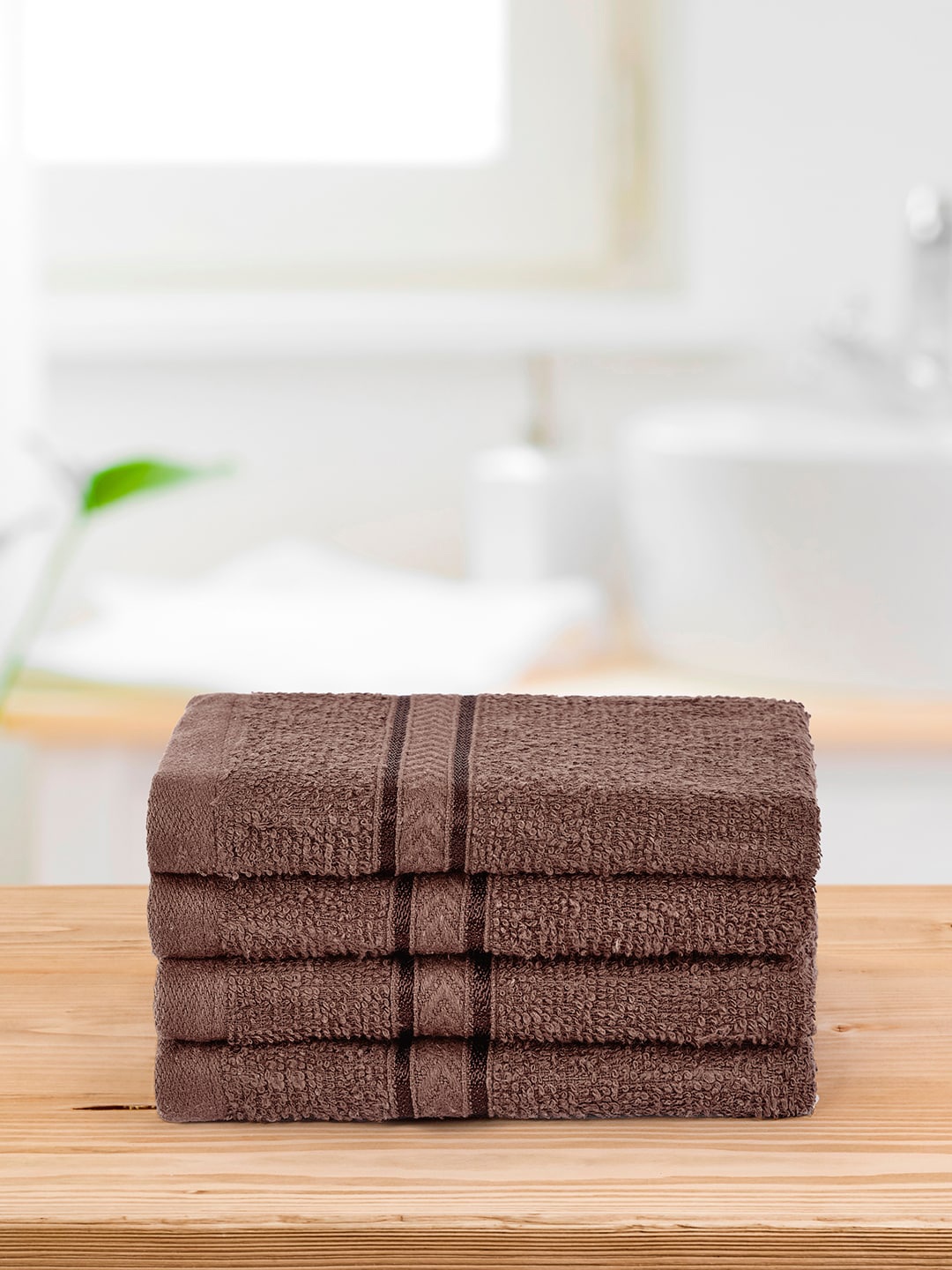 

Layers Tuscany 4-Pcs Brown Pure Cotton 380 GSM Face Towels