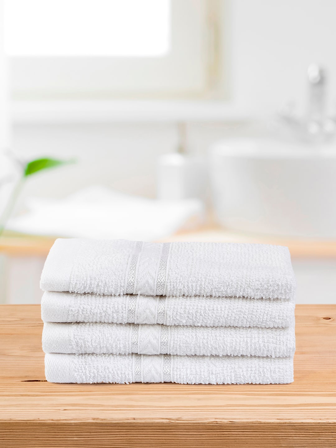 

Layers Tuscany 4-Pcs White 380 GSM Pure Cotton Face Towels