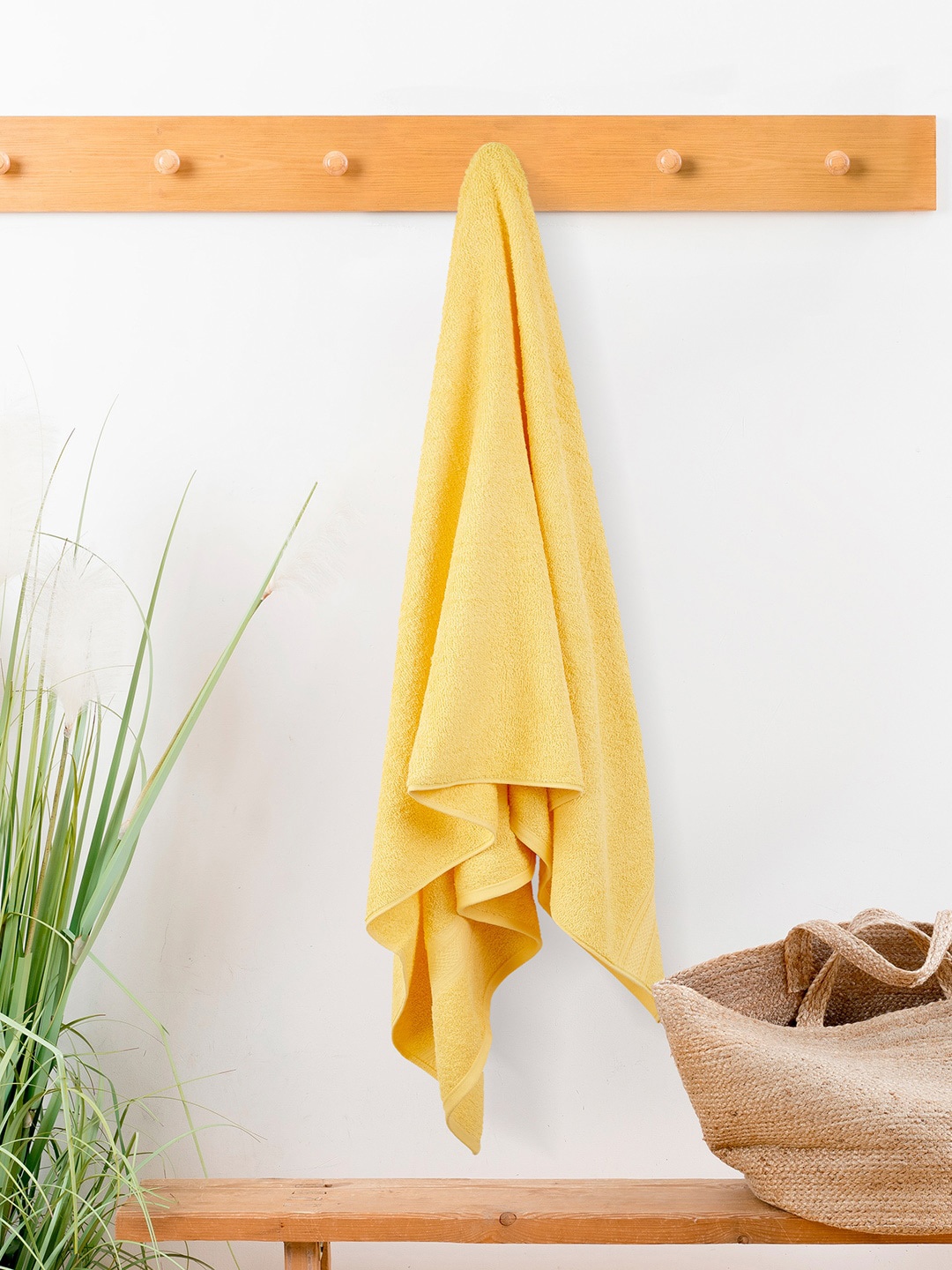 

Layers Firenze Yellow 420 GSM Pure Cotton Bath Towel