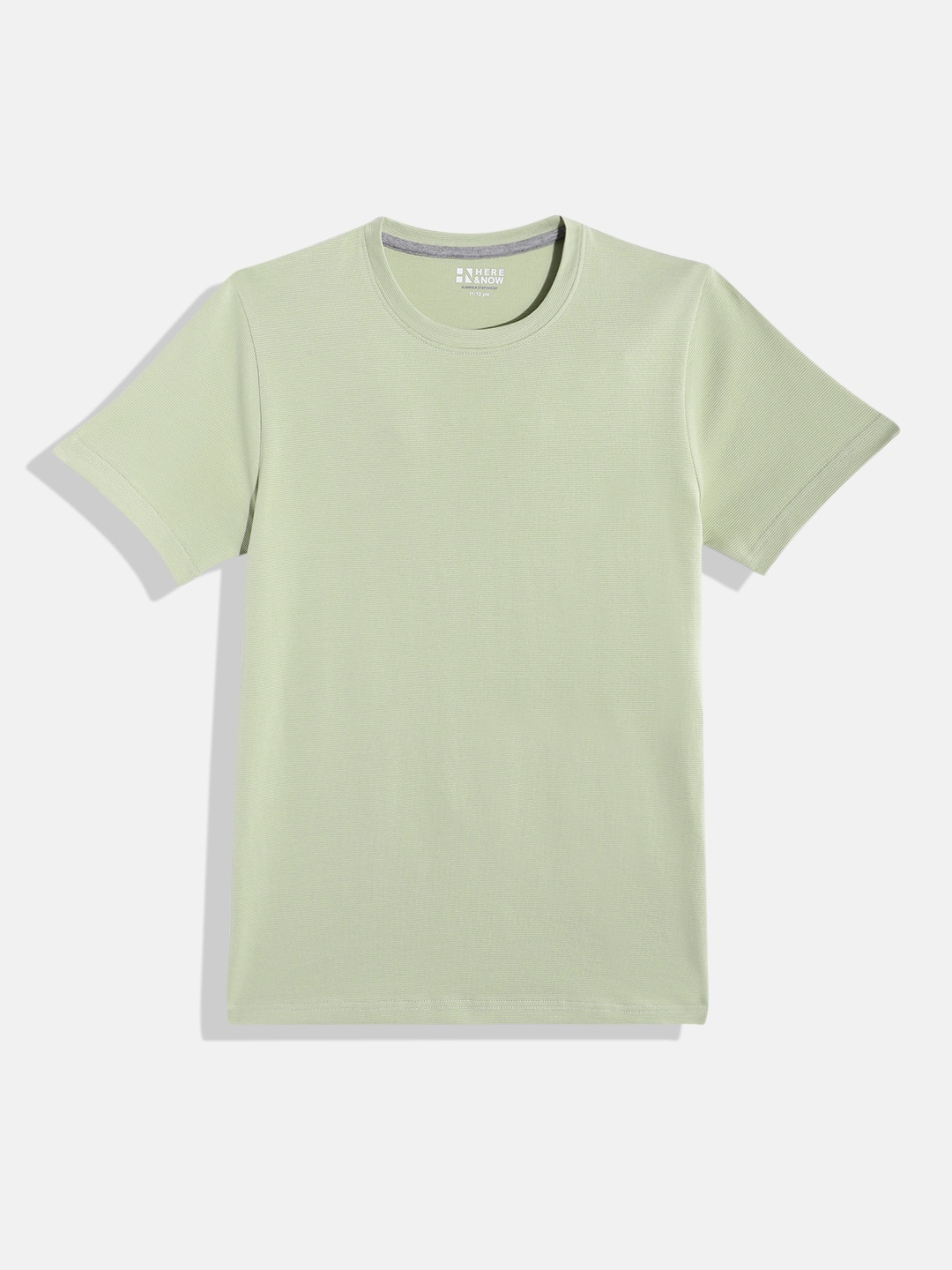 

HERE&NOW Boys Solid Waffle Knit T-shirt, Olive