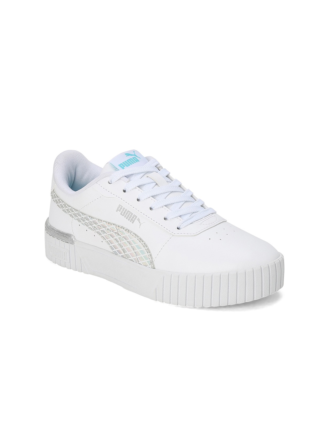 

Puma Girls Carina 2.0 Mermaid Comfort Insole Sneakers, White