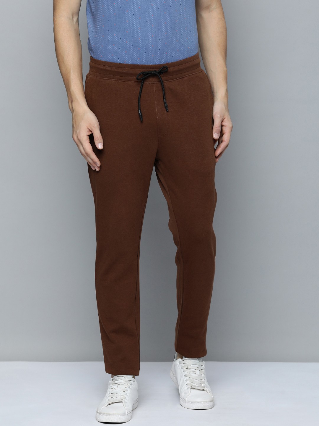 

Indian Terrain Men Slim Fit Joggers, Brown