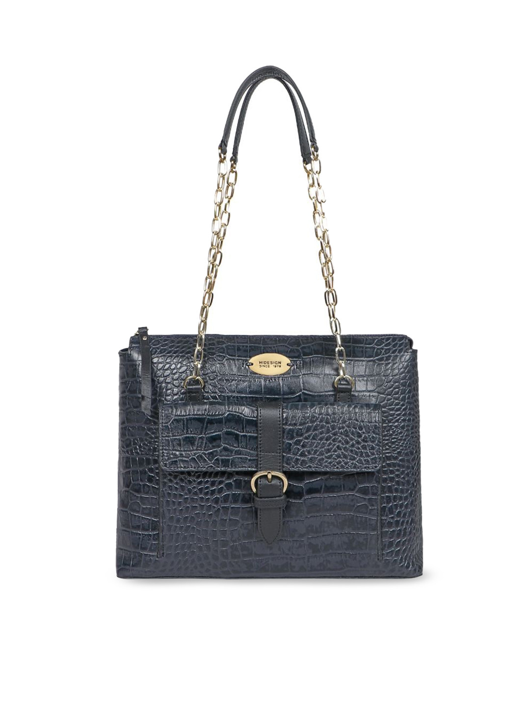 

Hidesign Leather Core Shoulder Bag, Blue
