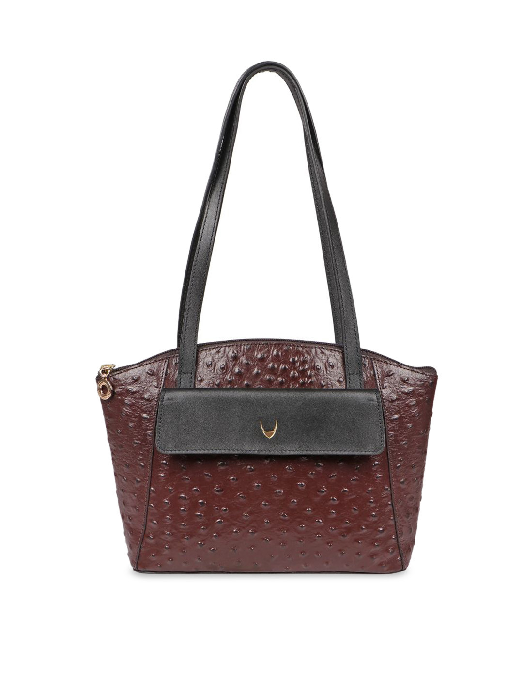 

Hidesign Textured Leather Shoulder Bag, Brown