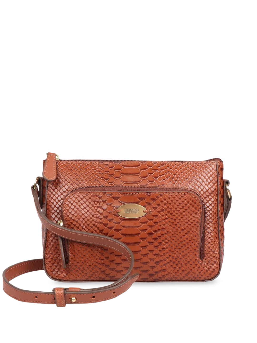 

Hidesign Leather Core Sling Bag, Tan