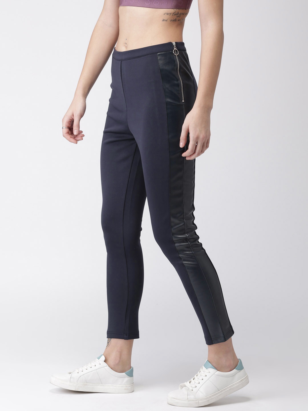 

Mast & Harbour Navy Blue Cropped Tights