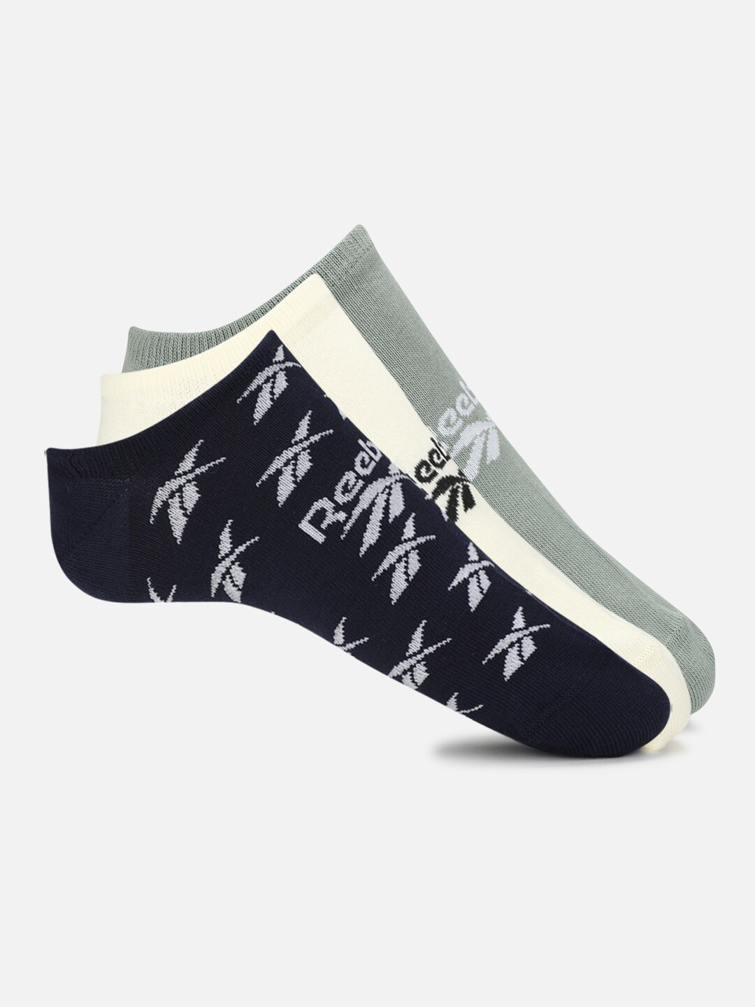 

Reebok Men Pack Of 3 Classics Invisible Socks, Grey