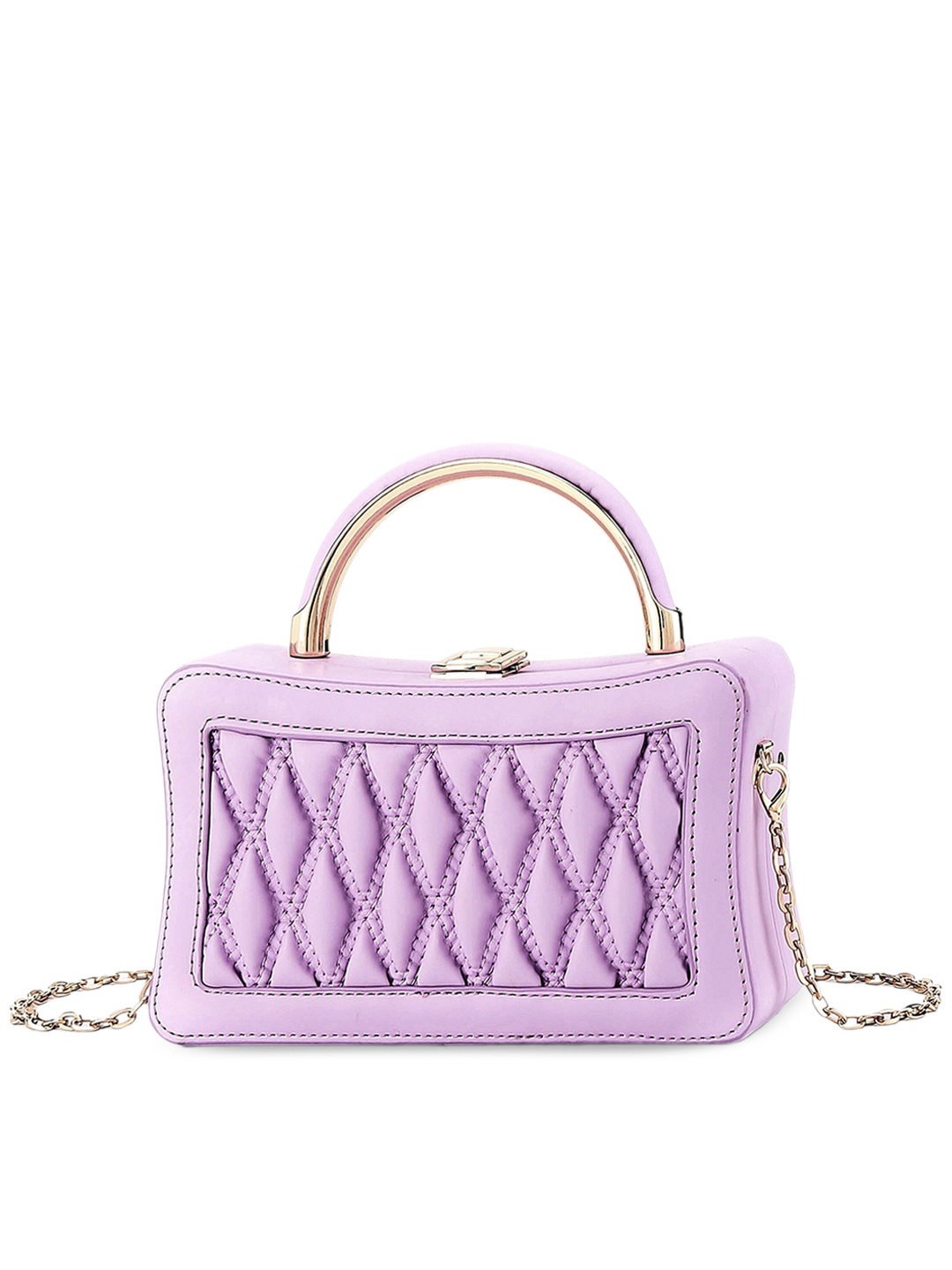

Diva Dale PU Sling Bag with Quilted, Lavender