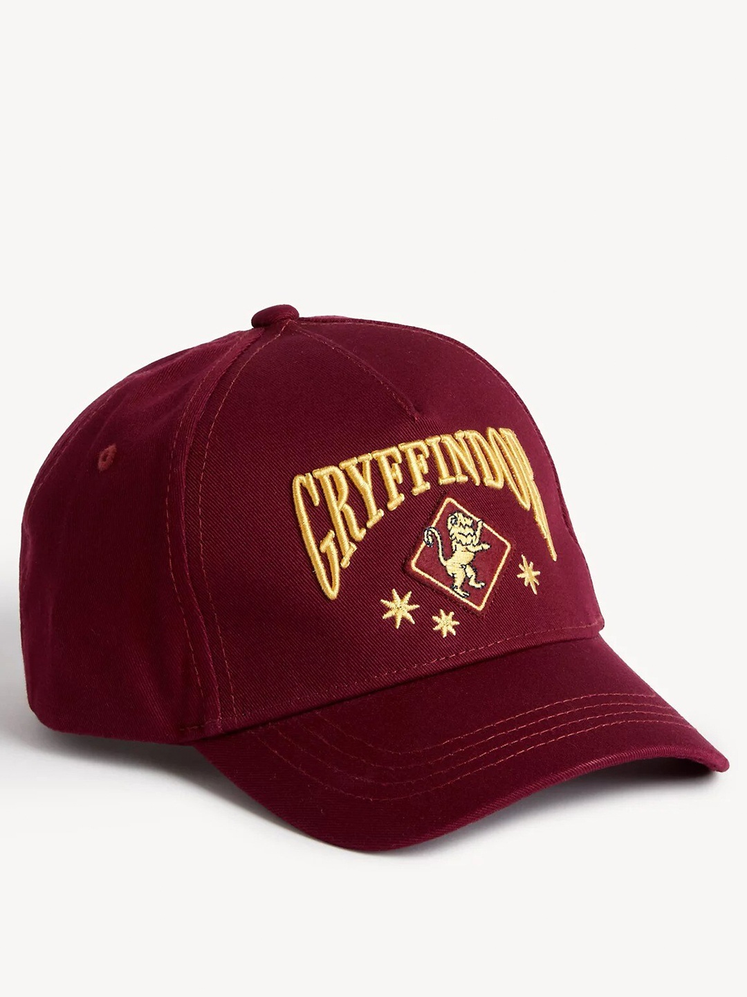 

Marks & Spencer Kids Typography Embroidered Pure Cotton Baseball Cap, Burgundy