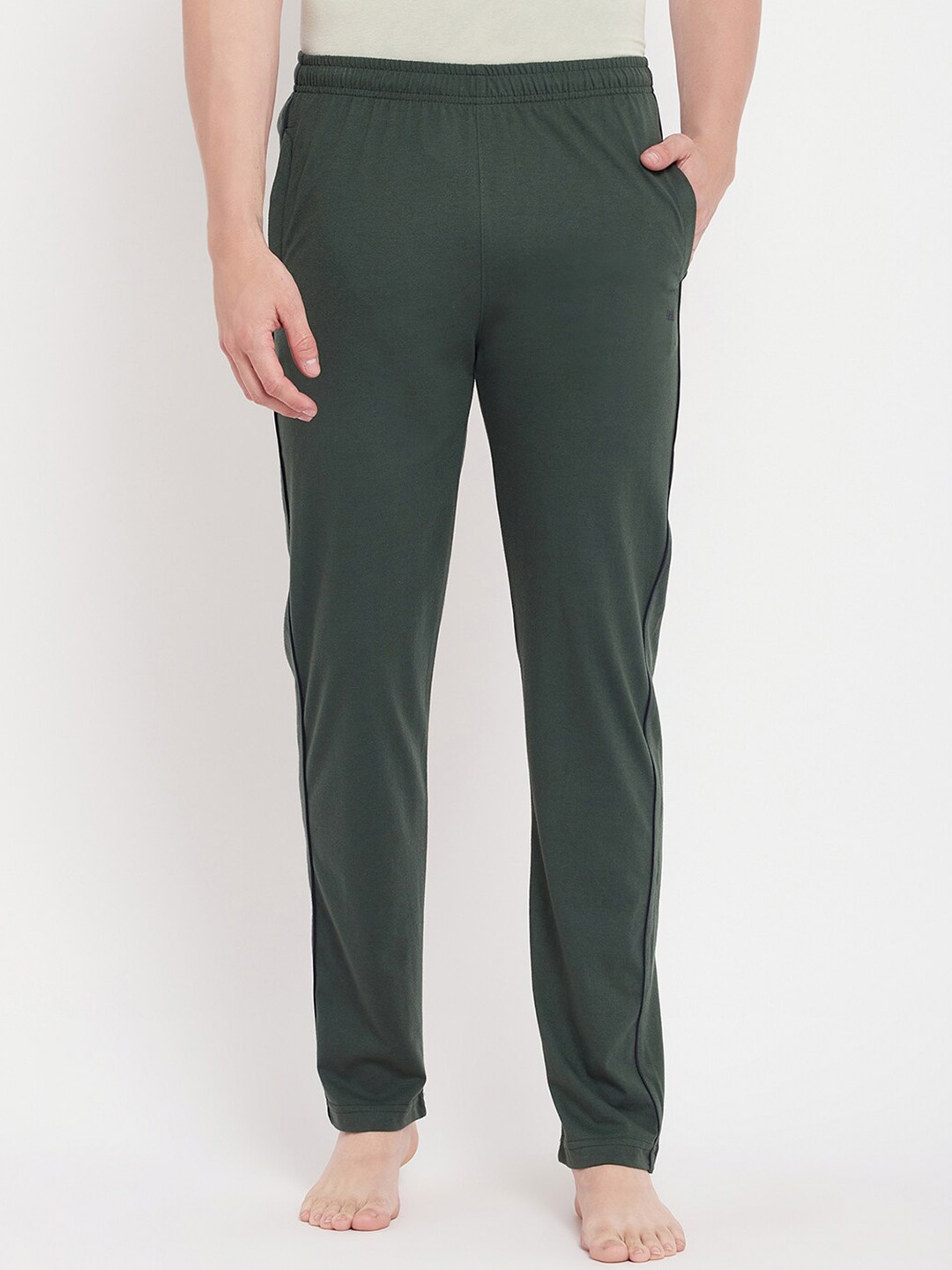 

Okane Men Mid-Rise Lounge Pants, Green