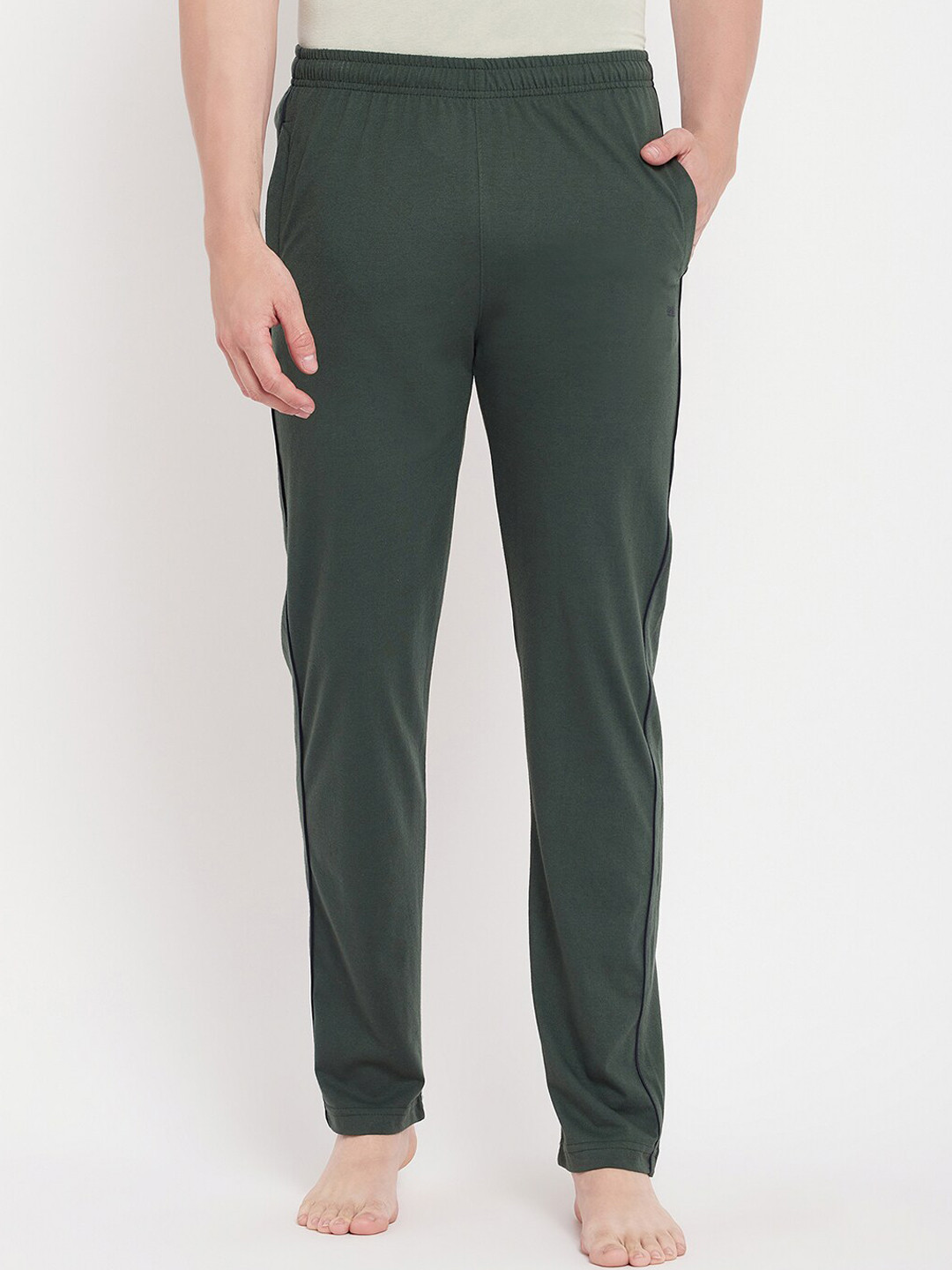 

Okane Men Mid-Rise Straight Lounge Pant, Green