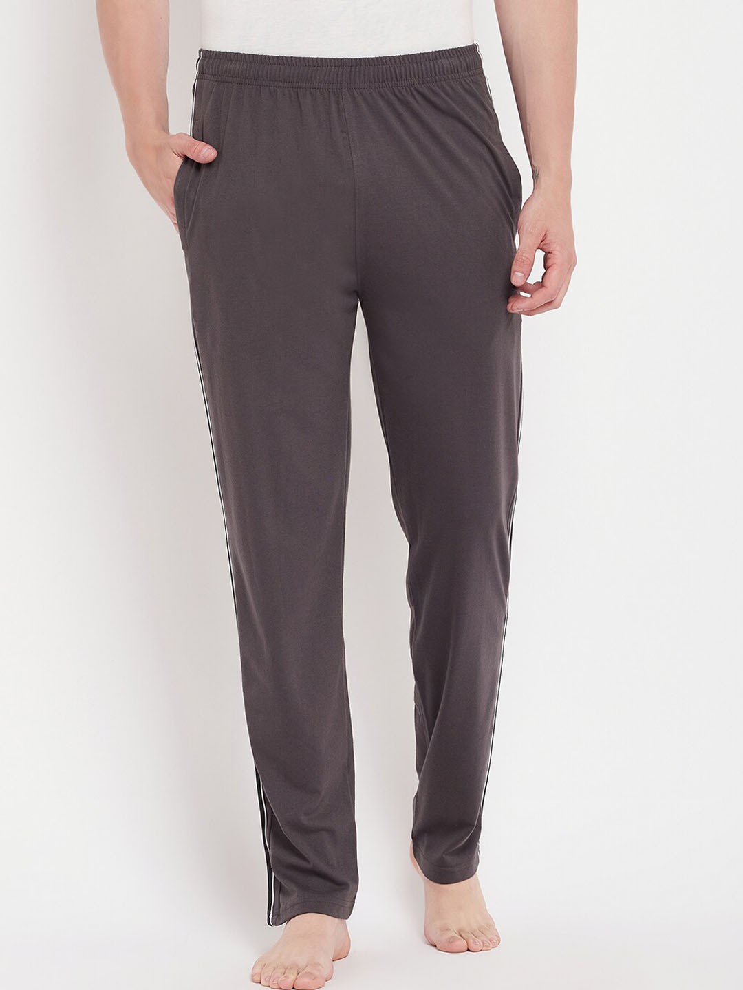 

Okane Men Mid-Rise Lounge Pants, Grey