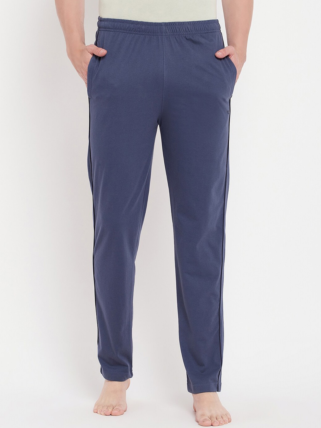 

Okane Men Mid-Rise Straight Lounge Pants, Blue