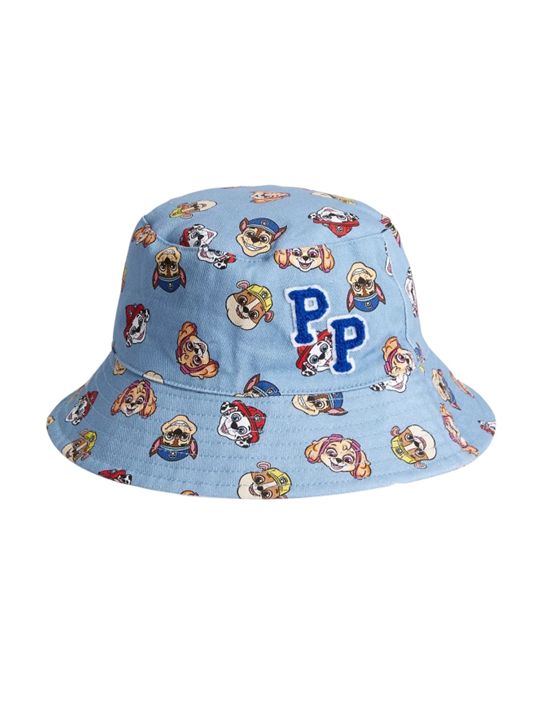 

Marks & Spencer Kids Printed Pure Cotton Bucket Hat, Blue