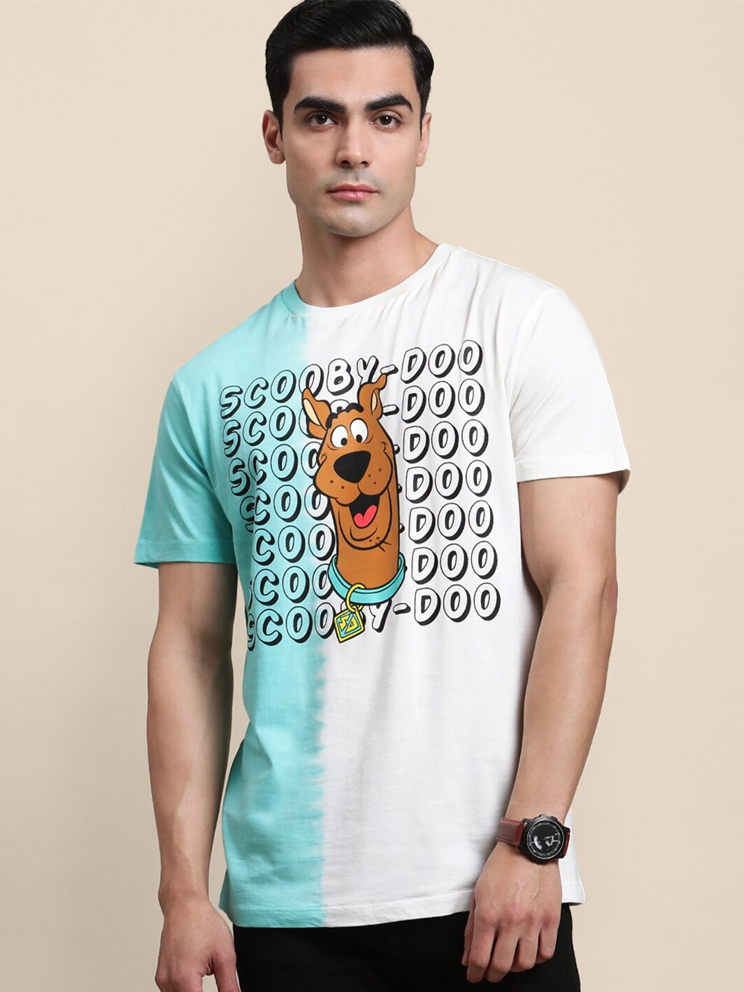 

Free Authority Scooby Doo-Printed Cotton T-Shirt, White