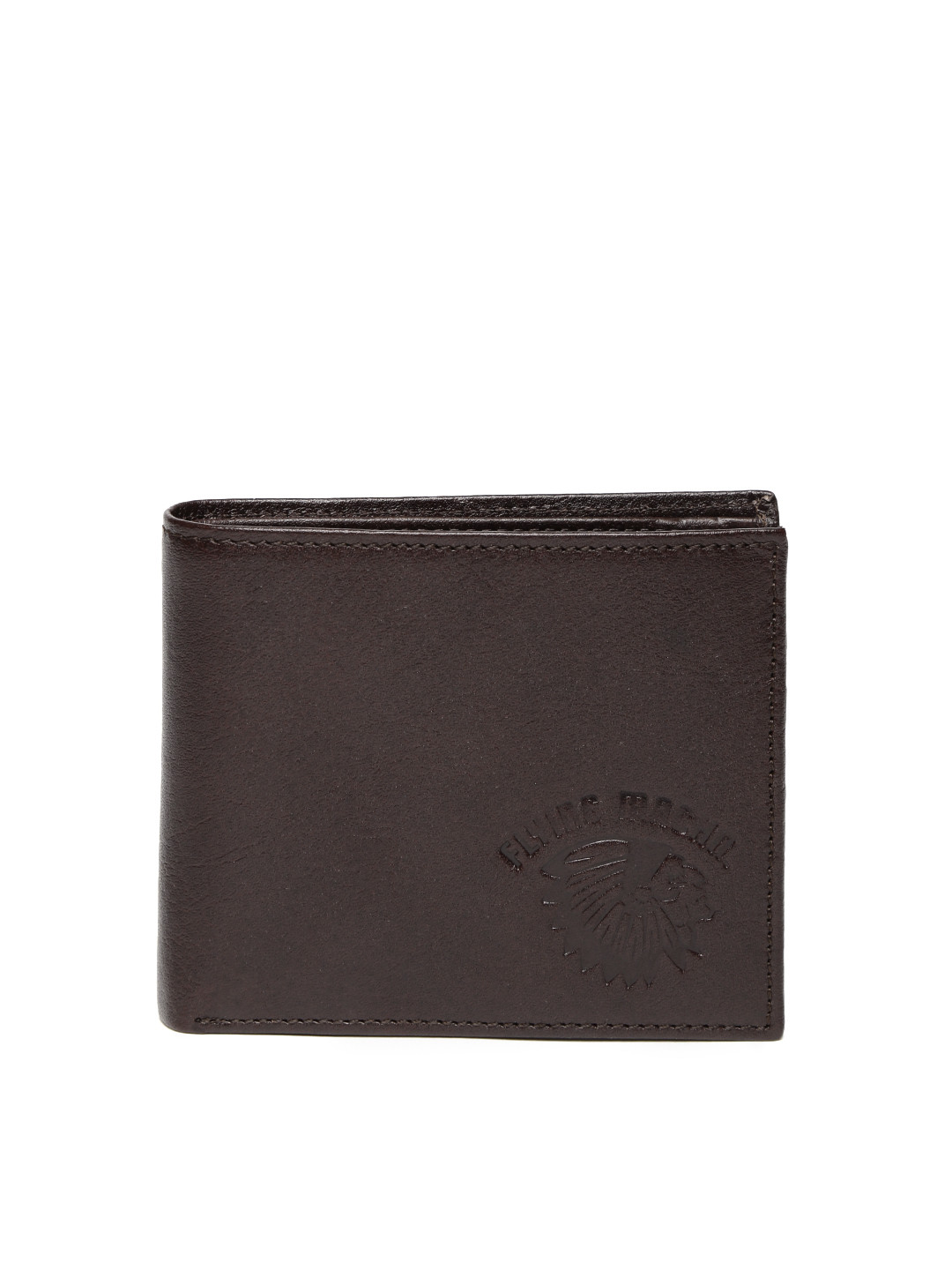 

Flying Machine Men Brown Leather Two Fold Wallet