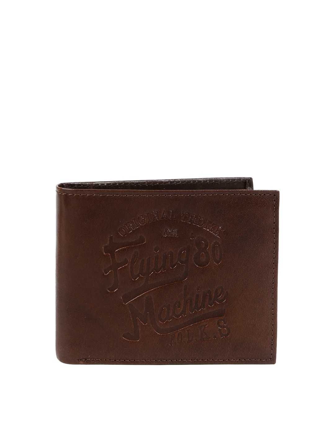 

Flying Machine Men Brown Solid Two Fold Wallet