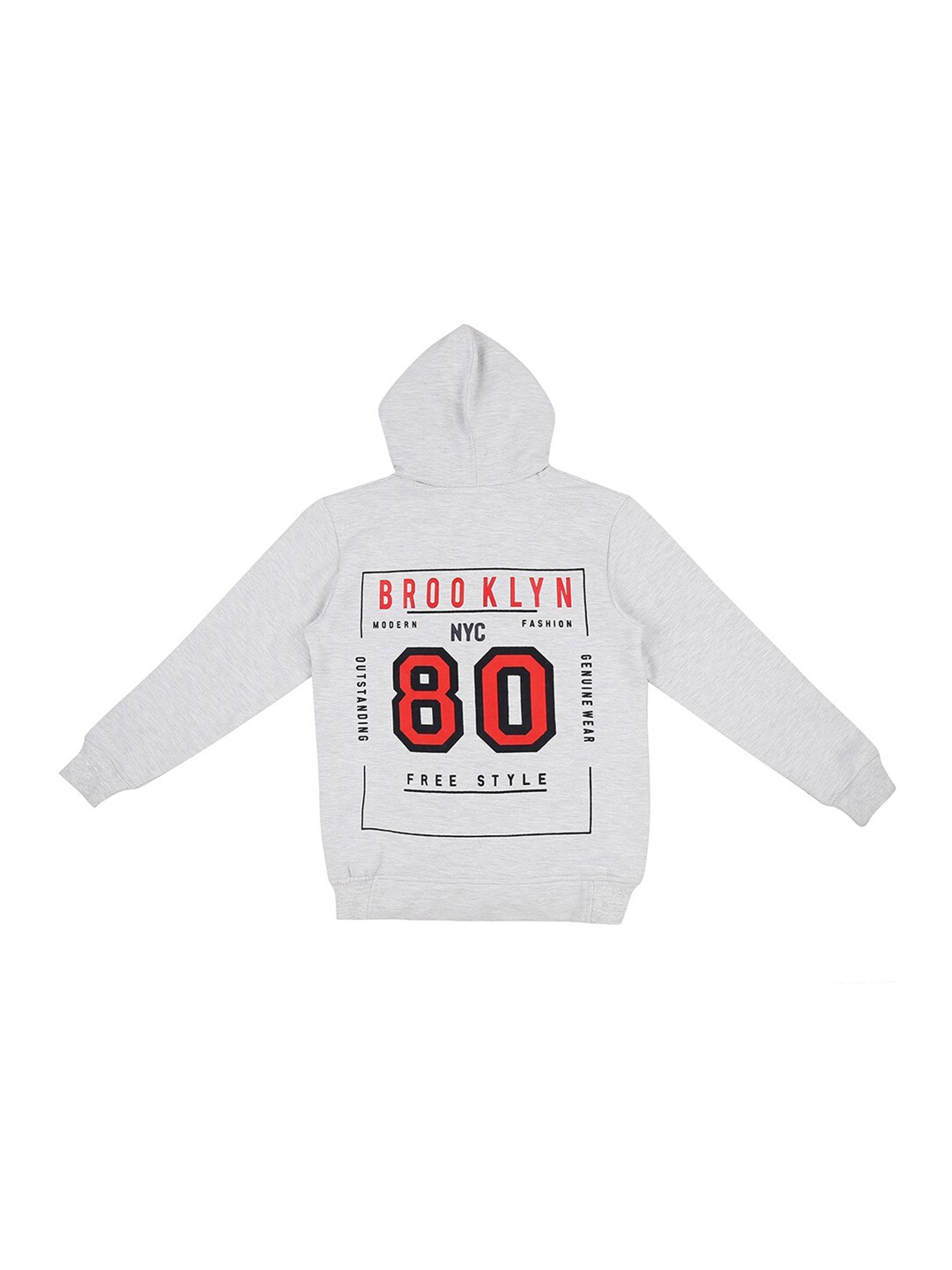 

Gini and Jony Boys Typography Printed Cotton Sweatshirt, Grey