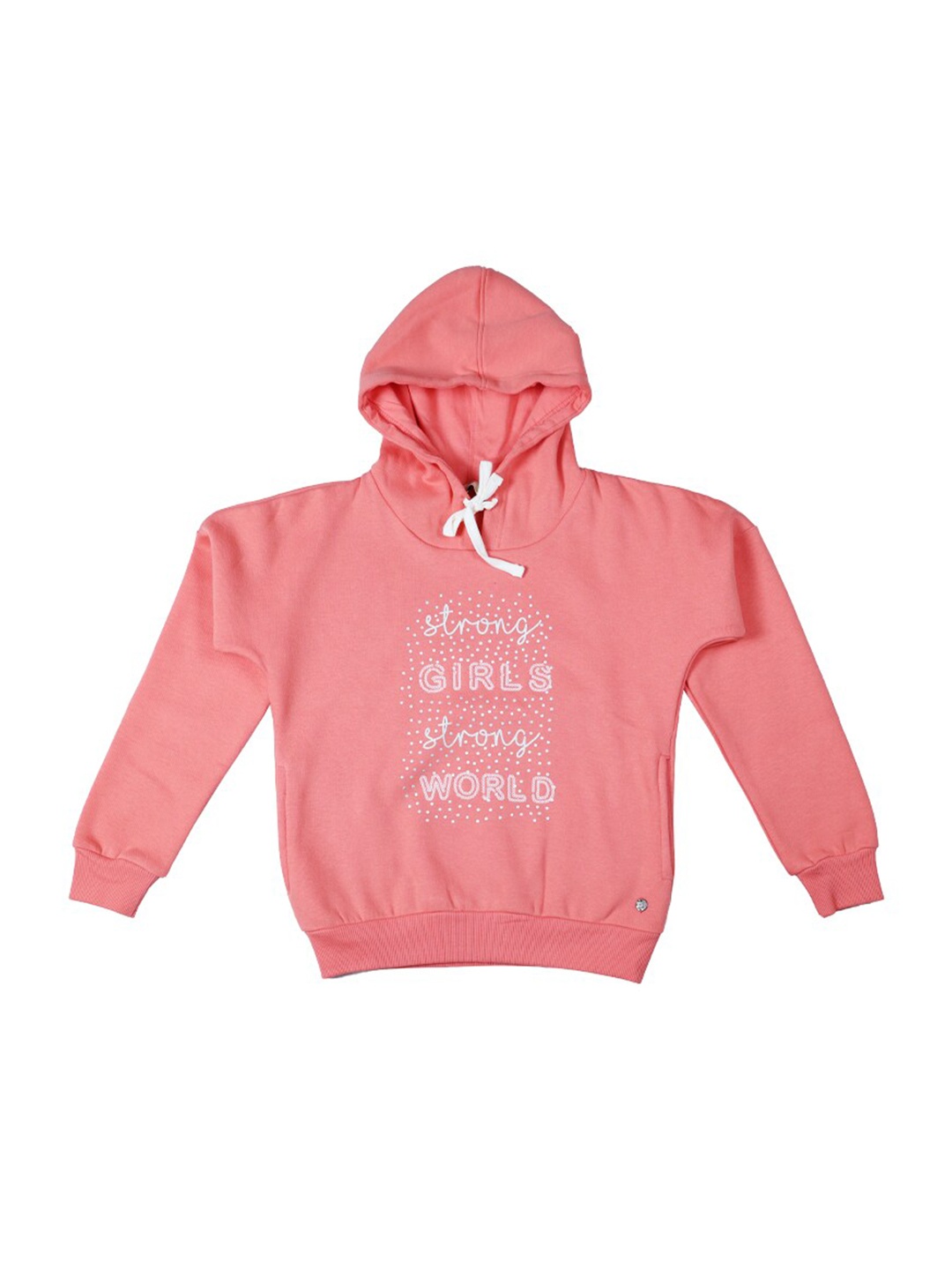 

Gini and Jony Infant Girls Hooded Printed Fleece Sweatshirt, Pink