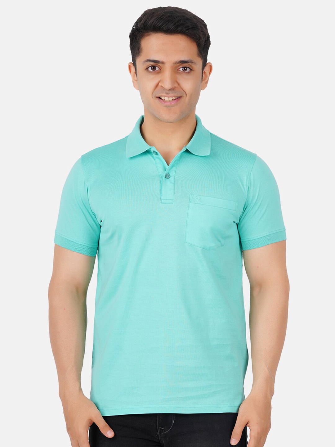 

Ramraj Polo Collar Cotton T-shirt, Blue