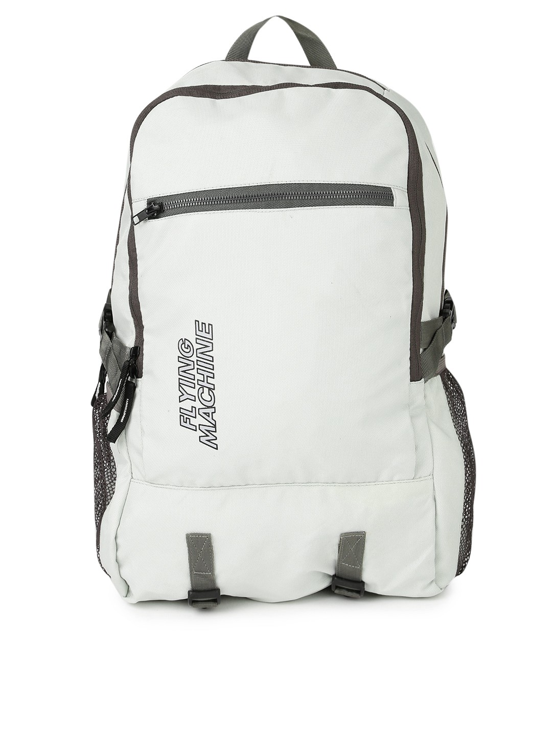 

Flying Machine Men Grey Brand Logo Backpack