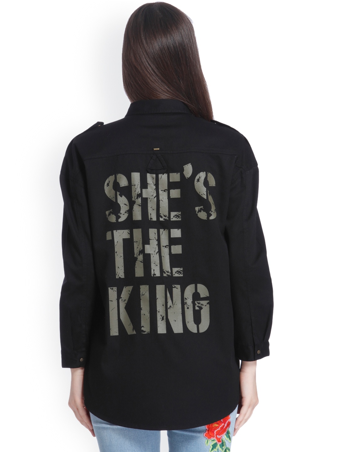 

ONLY Women Black Shirt